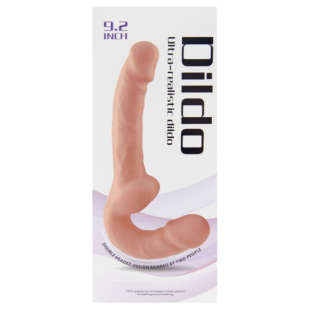 Pênis Duplo Jelly 23,5 X 3,3cm Strapless Youvibe Vipmix