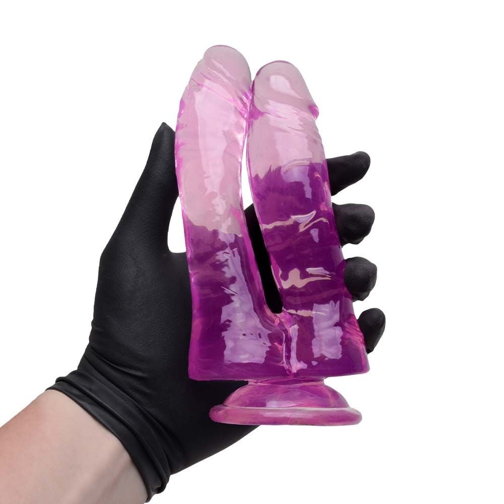 Pênis Duplo Transparente 17,3 X 3,5cm Sexy Import