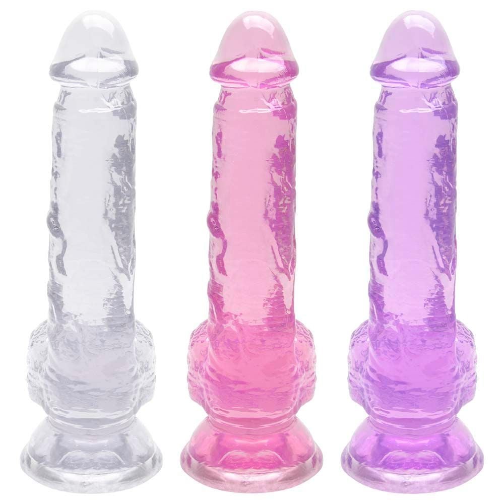 Pênis Escroto Transparente 20,5 X 3,8cm Sexy Import