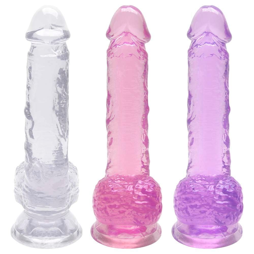 Pênis Escroto Transparente 20,5 X 3,8cm Sexy Import