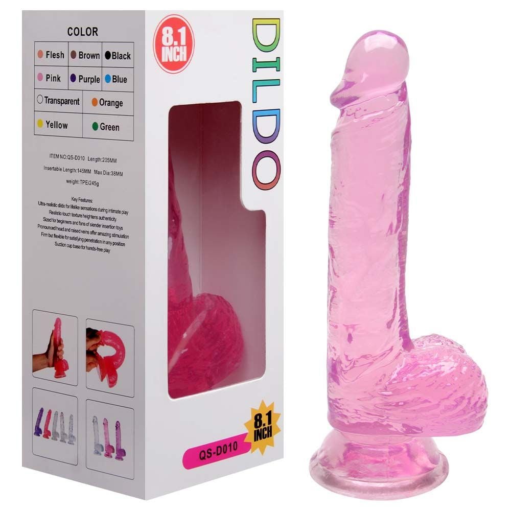 Pênis Escroto Transparente 20,5 X 3,8cm Sexy Import