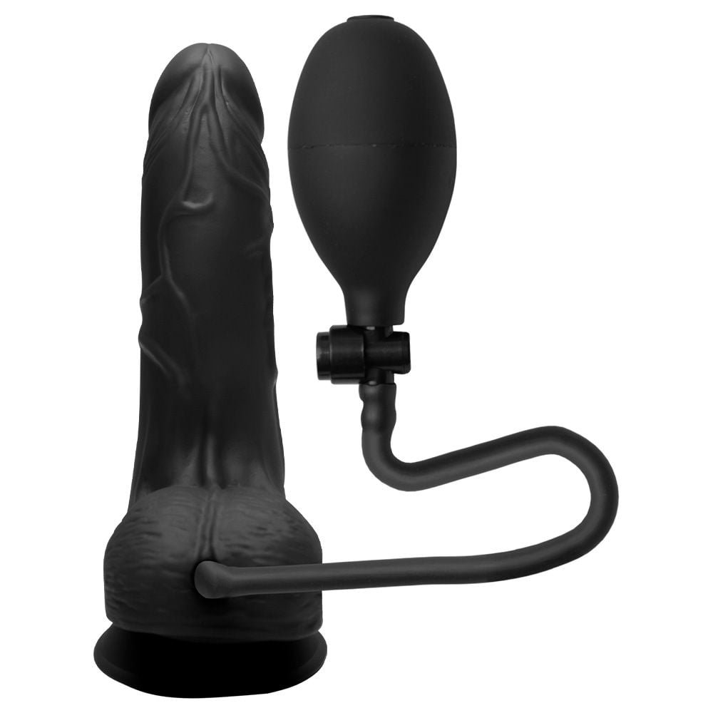 Pênis Inflável Pump Play 17 X 3,8cm Sexy Import