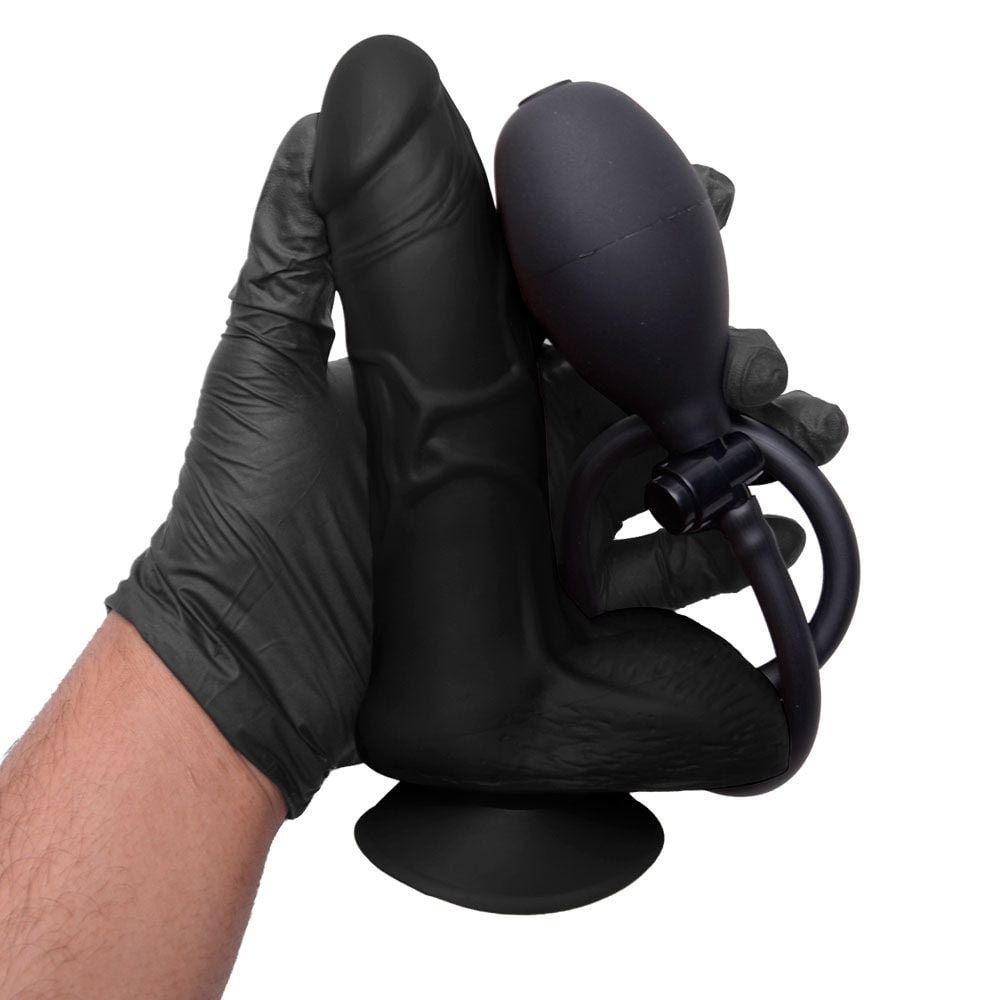 Pênis Inflável Pump Play 17 X 3,8cm Sexy Import