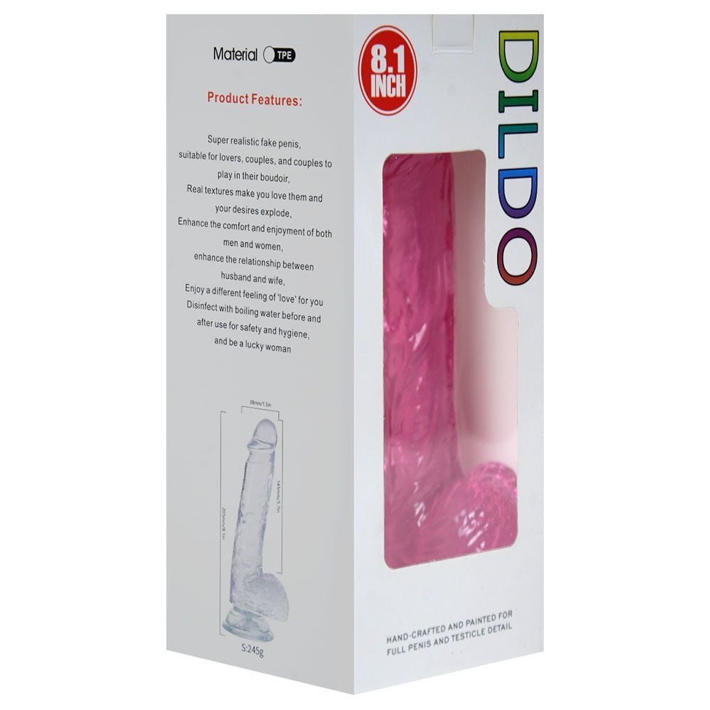 Pênis Real Jelly 20,5 X 3,8cm Ventosa Youvibe Vipmix