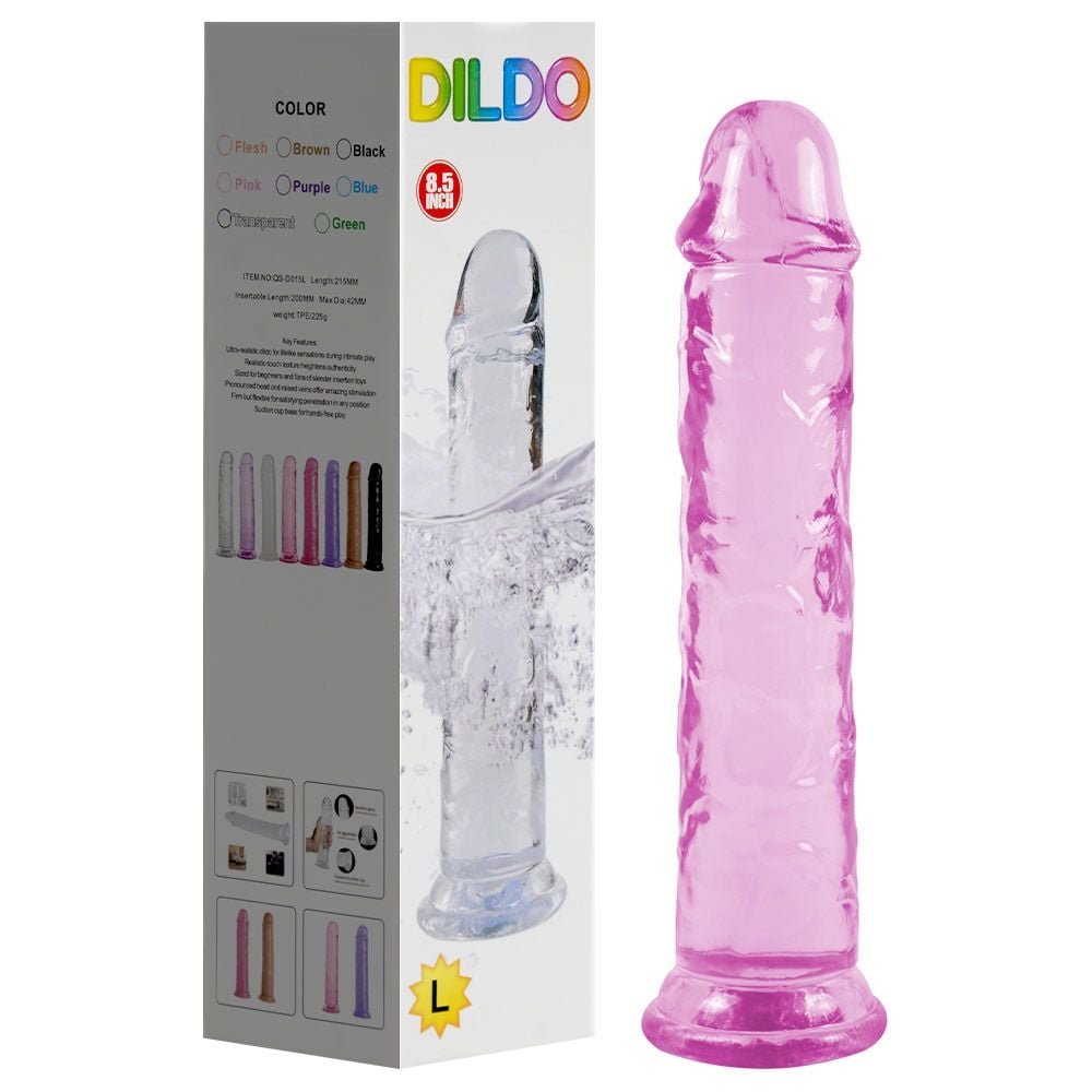 Pênis Real Jelly 21,5 X 4,2cm Ventosa Youvibe Vipmix