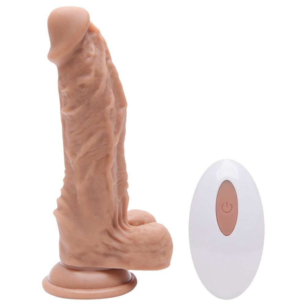 Pênis Realístico 20 Vibrações Mars Dildo 19,5cm Vipmix