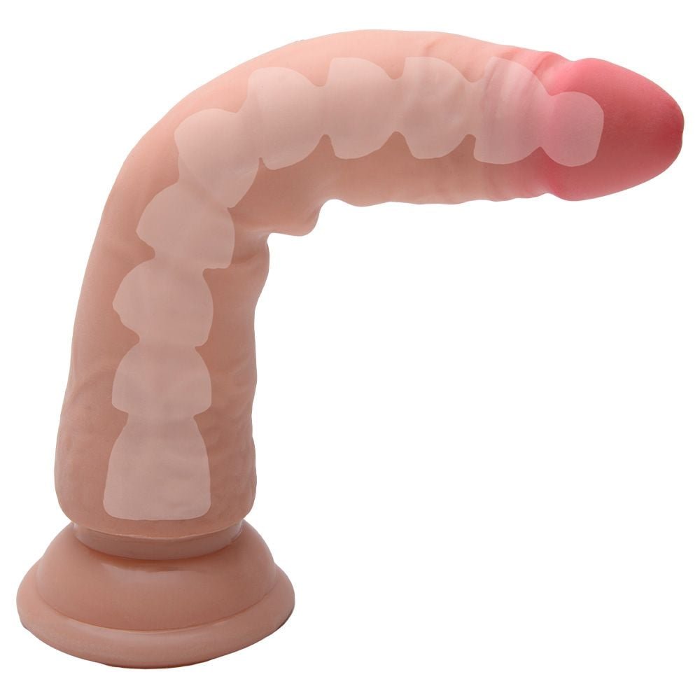 Pênis Realístico 21 X 3,7cm Ventosa Kable Vipmix