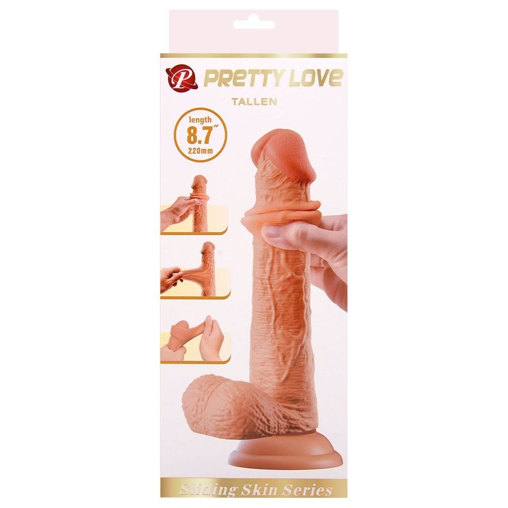 Pênis Realístico 22 X 4cm Ventosa Tallen Vipmix