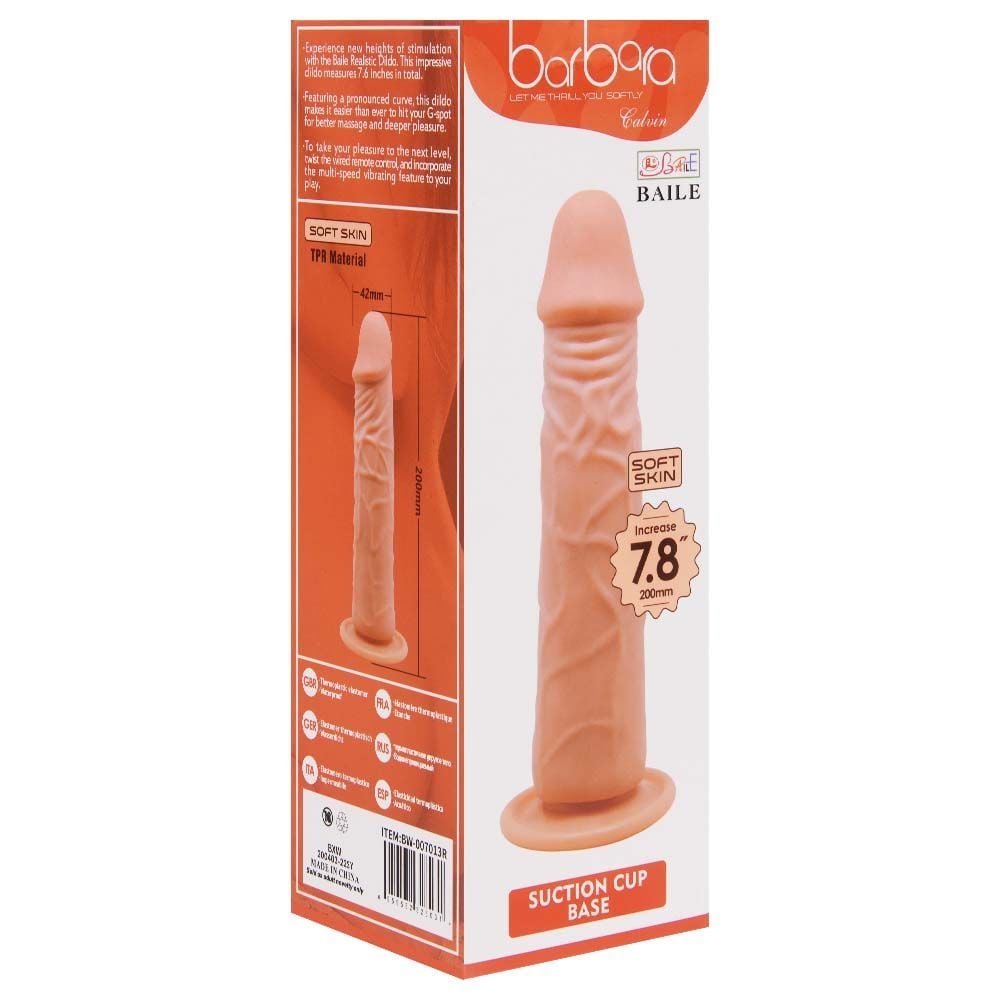 Pênis Realístico Barbara 20 X 4,2cm Baile Vipmix