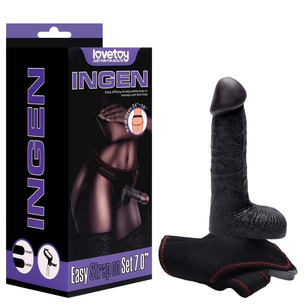 Pênis Realístico Com Cinta 18 X 3,6cm Ingen Vipmix