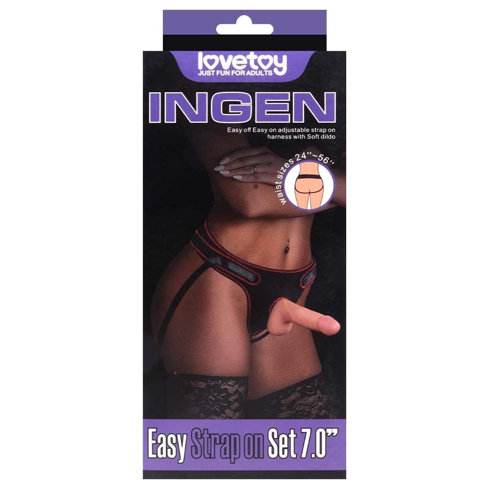 Pênis Realístico Com Cinta 18 X 3,6cm Ingen Vipmix