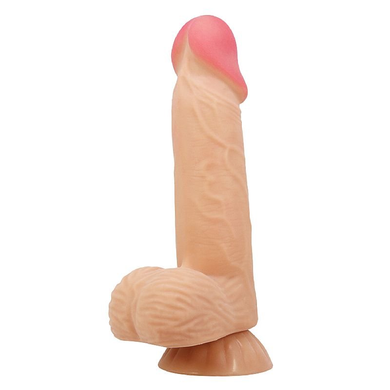 Pênis Realístico com dupla Camada - Sliding Skin - Pretty Love - Bege
