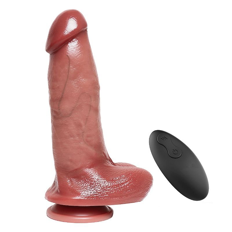 Pênis Realístico com Vai e vem / Controle Remoto - 24,0 x 5,5cm