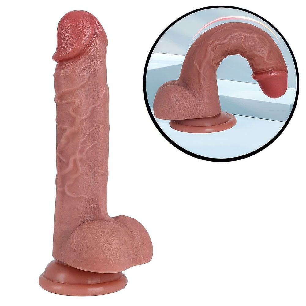 Pênis Realístico Com Ventosa 20 X 3,8 Cm Sexy Import