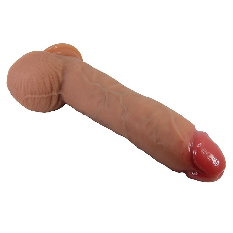 Pênis Realístico com Ventosa / Silicone Líquido - Mendel - 25.5 x 5.6 cm - Pretty Love