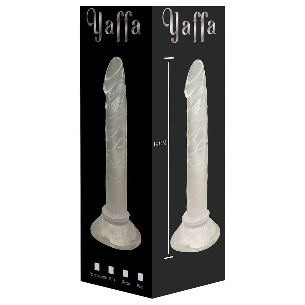 Pênis Realístico Com Ventosa Tpe 14 X 2cm Yaffa