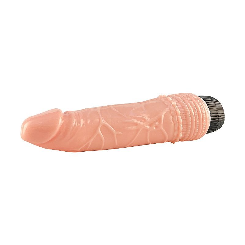 Pênis Realístico com Vibrador à pilha - 19,0 x 4,3 cm - Rosa