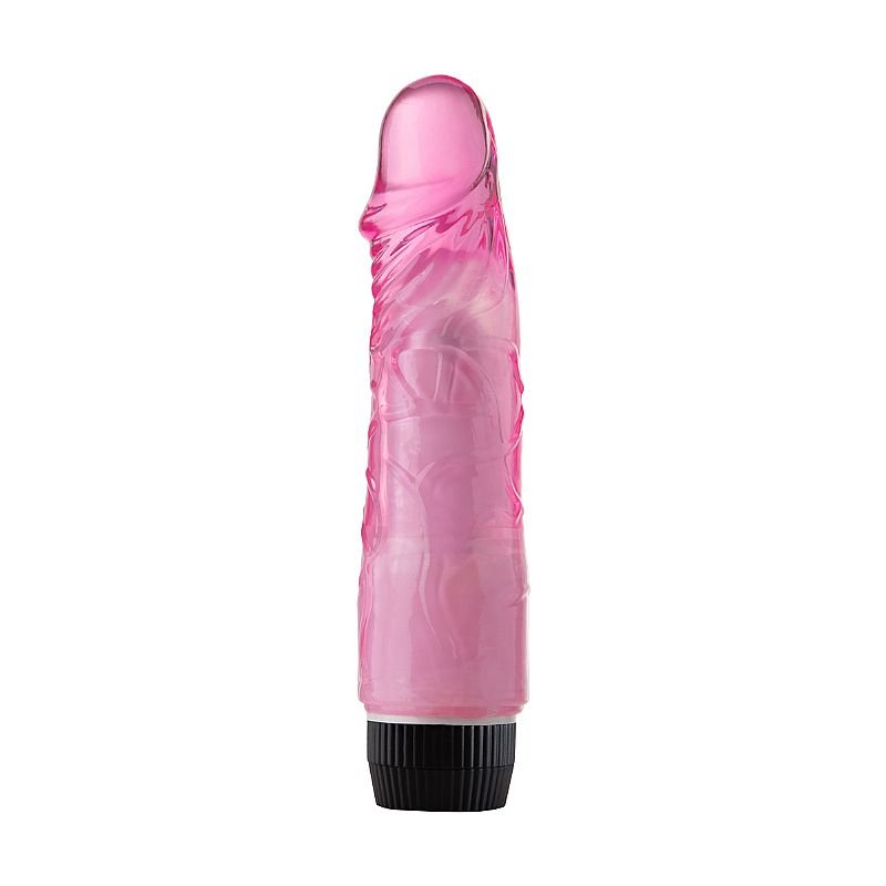Pênis Realístico com Vibro - 18,5 x 4,0 - Roxo