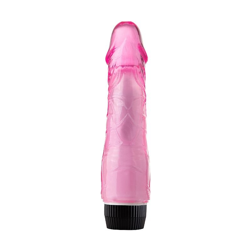 Pênis Realístico com Vibro - 18,5 x 4,0 - Roxo