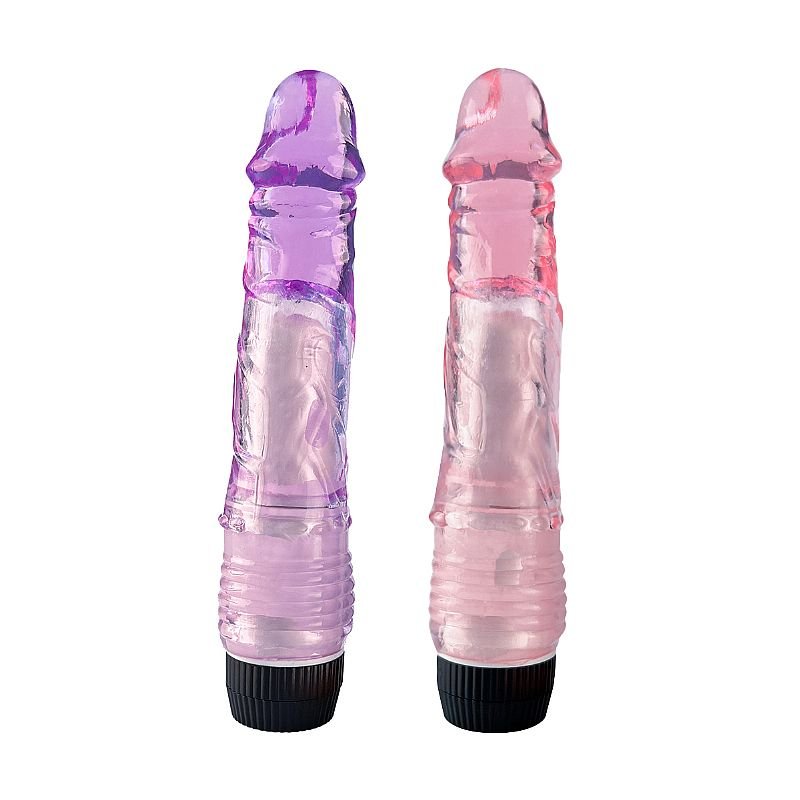 Pênis Realístico com Vibro - 20,0 x 4,0 - Roxo