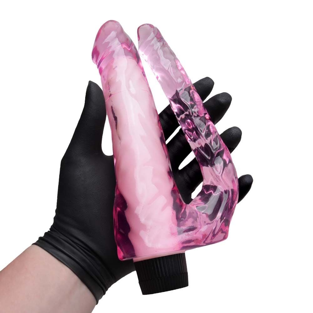 Pênis Realístico Duplo Vibrador 22 X 5cm Sexy Import