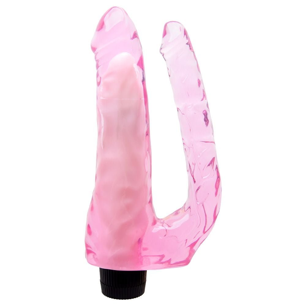 Pênis Realístico Duplo Vibrador 22 X 5cm Sexy Import