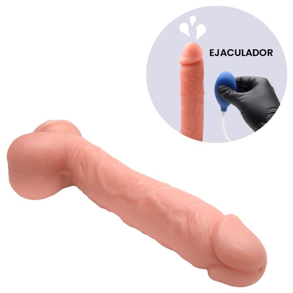 Pênis Realístico Ejaculador 26 X 4,5cm Sexy Import