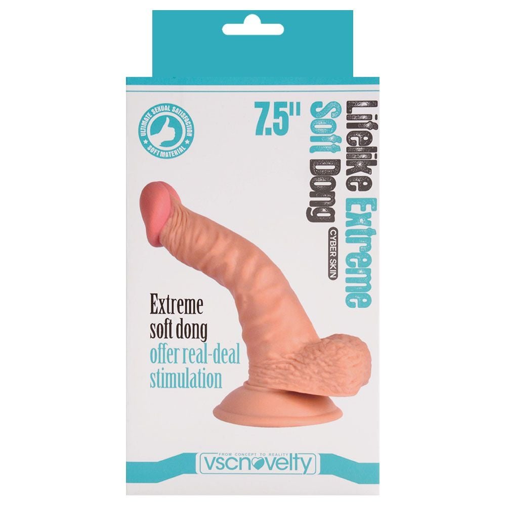 Pênis Realístico Extreme 18,5 X 3,3cm Vscn Vipmix
