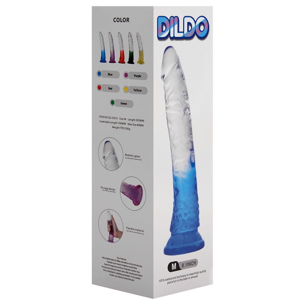 Pênis Realístico Silicone 20 X 3,4cm Sexy Import