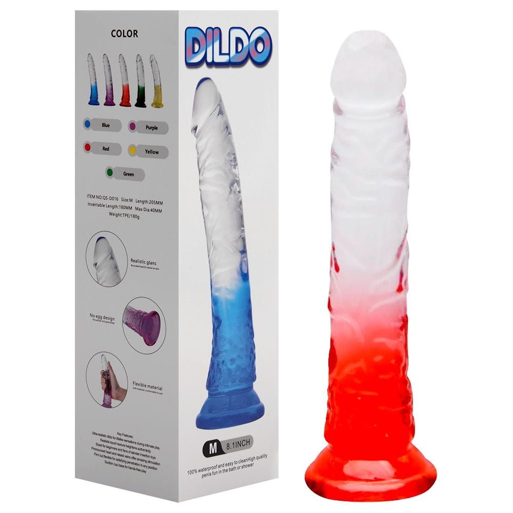 Pênis Realístico Silicone 20 X 3,4cm Sexy Import