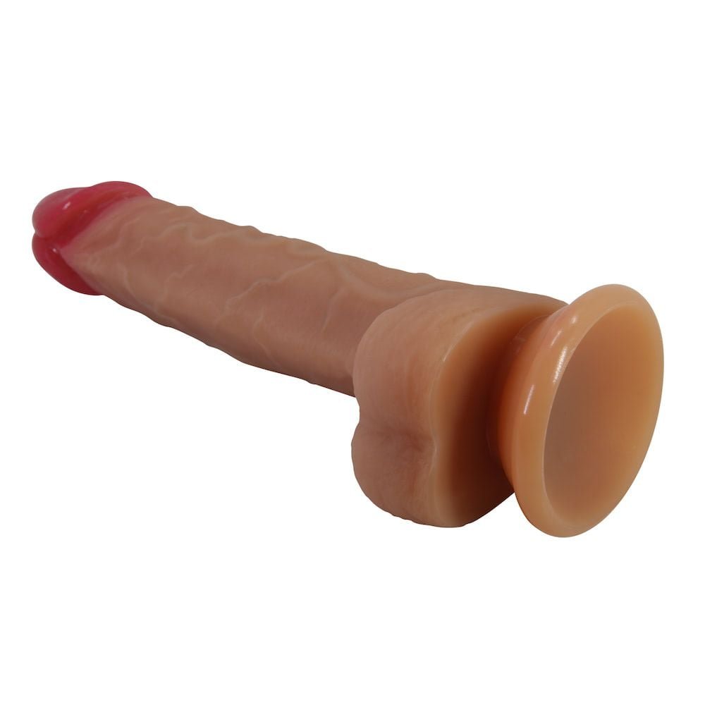 Pênis Realístico Silicone Ventosa 19 X 3,3cm Jovita Vipmix