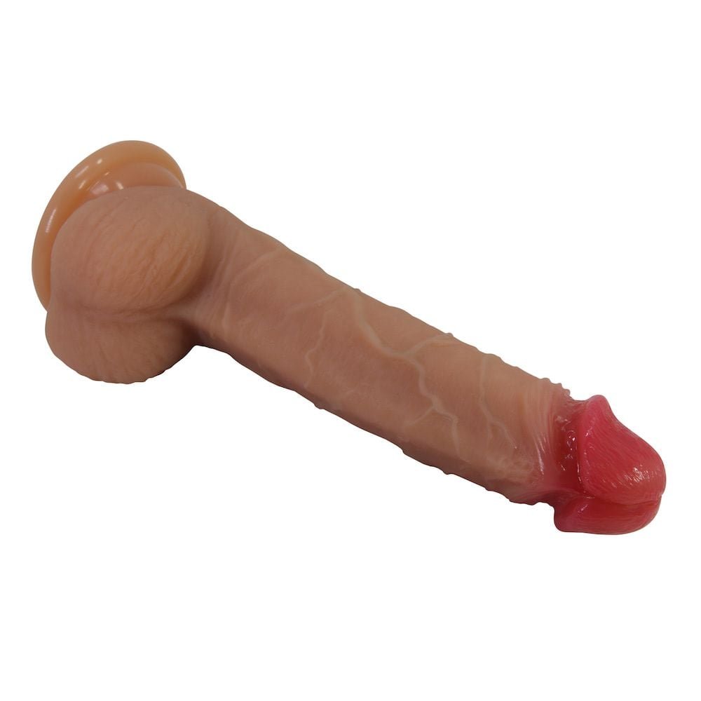 Pênis Realístico Silicone Ventosa 19 X 3,3cm Jovita Vipmix