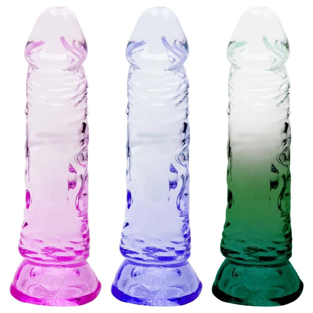 Pênis Realístico Transparente 18,5 X 3,5cm Sexy Import
