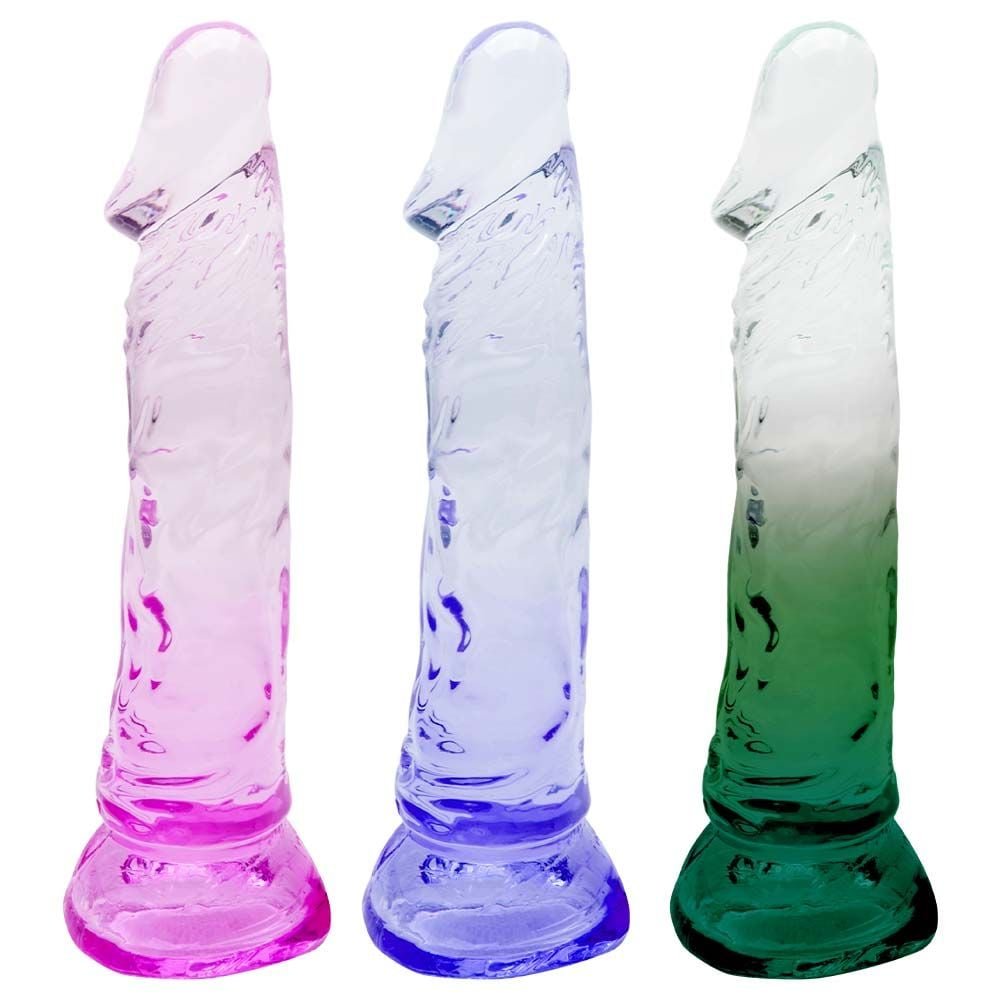 Pênis Realístico Transparente 18,5 X 3,5cm Sexy Import