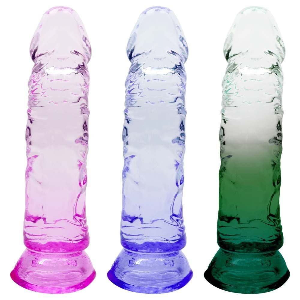 Pênis Realístico Transparente 18,5 X 3,5cm Sexy Import