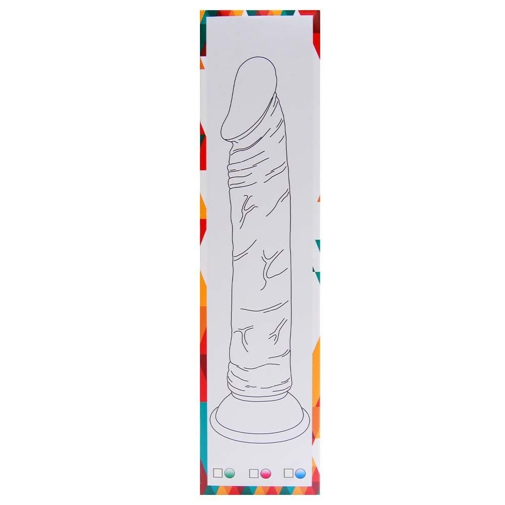 Pênis Realístico Transparente 18,5 X 3,5cm Sexy Import