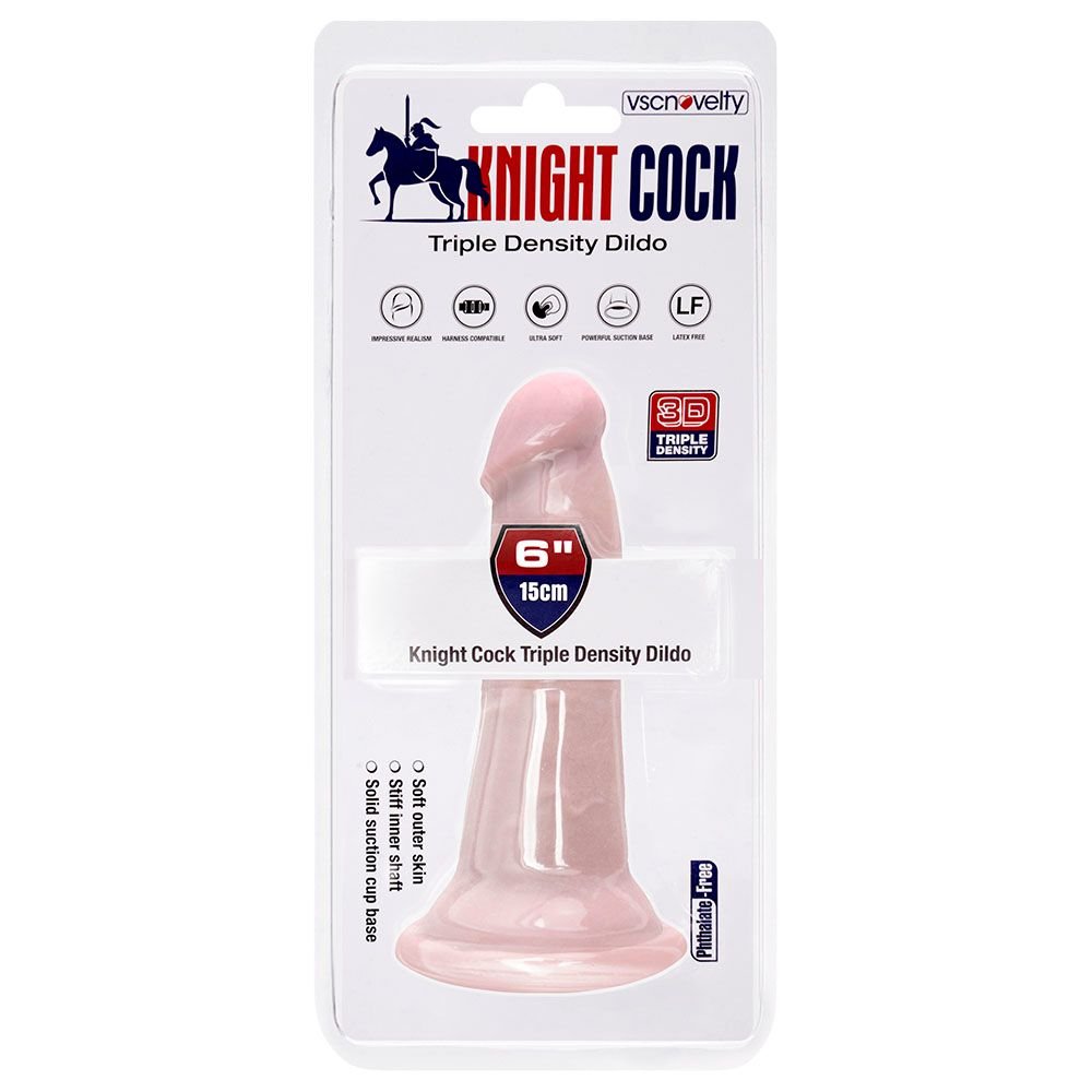 Pênis Realístico Ventosa 15 X 4cm Knight Cock Vipmix