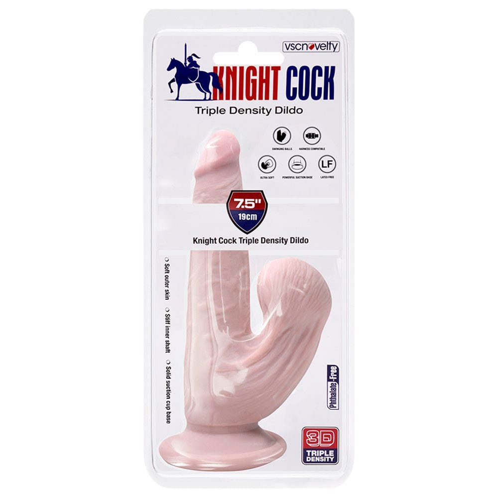 Pênis Realístico Ventosa 19 X 4cm Knight Cock Vipmix