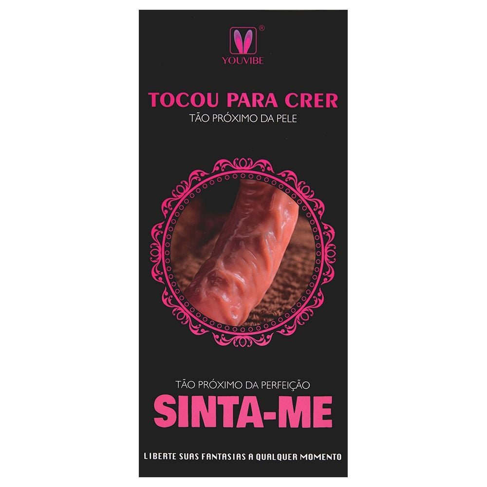Pênis Realístico Ventosa 21,3 X 4,4cm Youvibe Vipmix