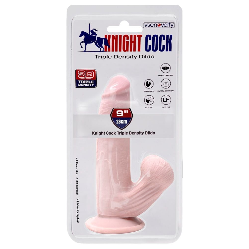Pênis Realístico Ventosa 23 X 5cm Knight Cock Vipmix