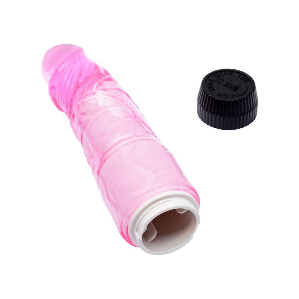 Pênis Realístico Vibrador 18,5 X 4cm Jelly Sexy Import