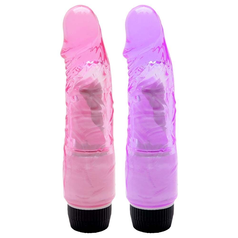 Pênis Realístico Vibrador 18,5 X 4cm Jelly Sexy Import