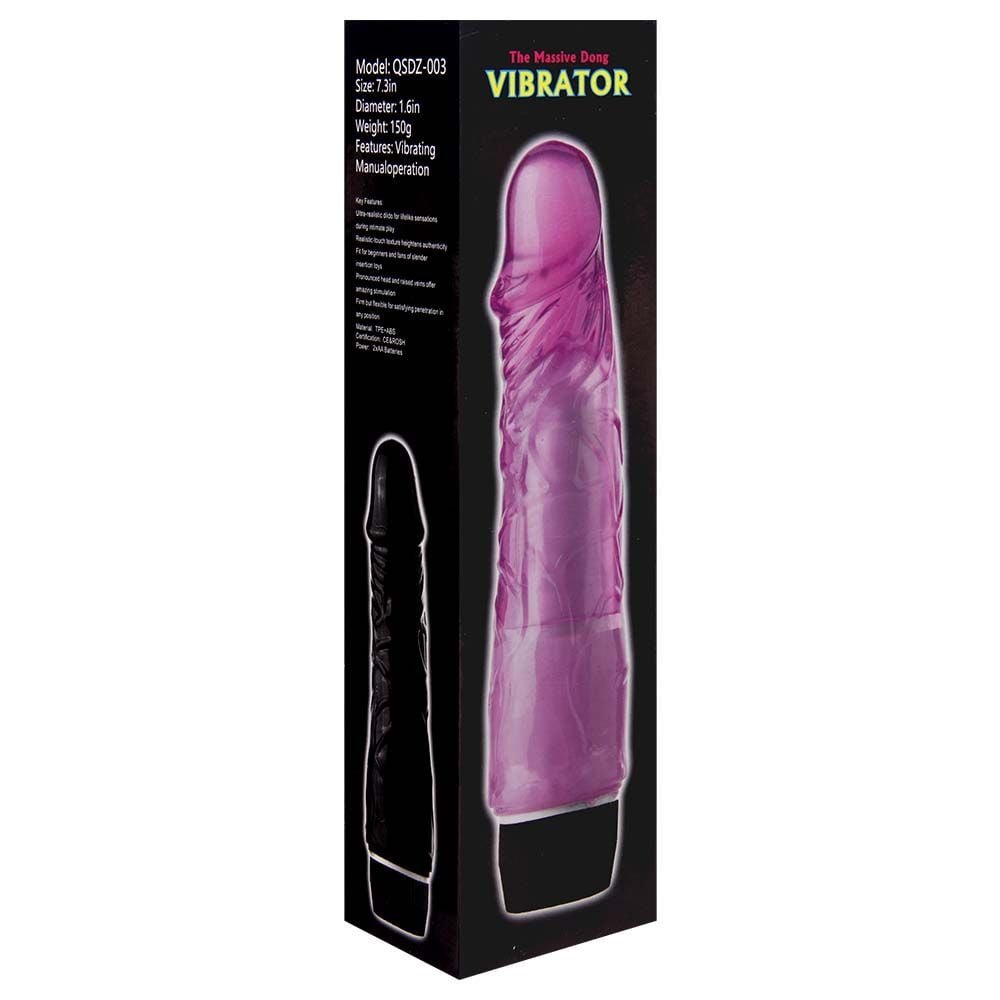 Pênis Realístico Vibrador 18,5 X 4cm Jelly Sexy Import