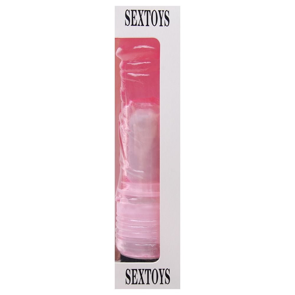 Pênis Realístico Vibrador 20 X 4cm Jelly Sexy Import