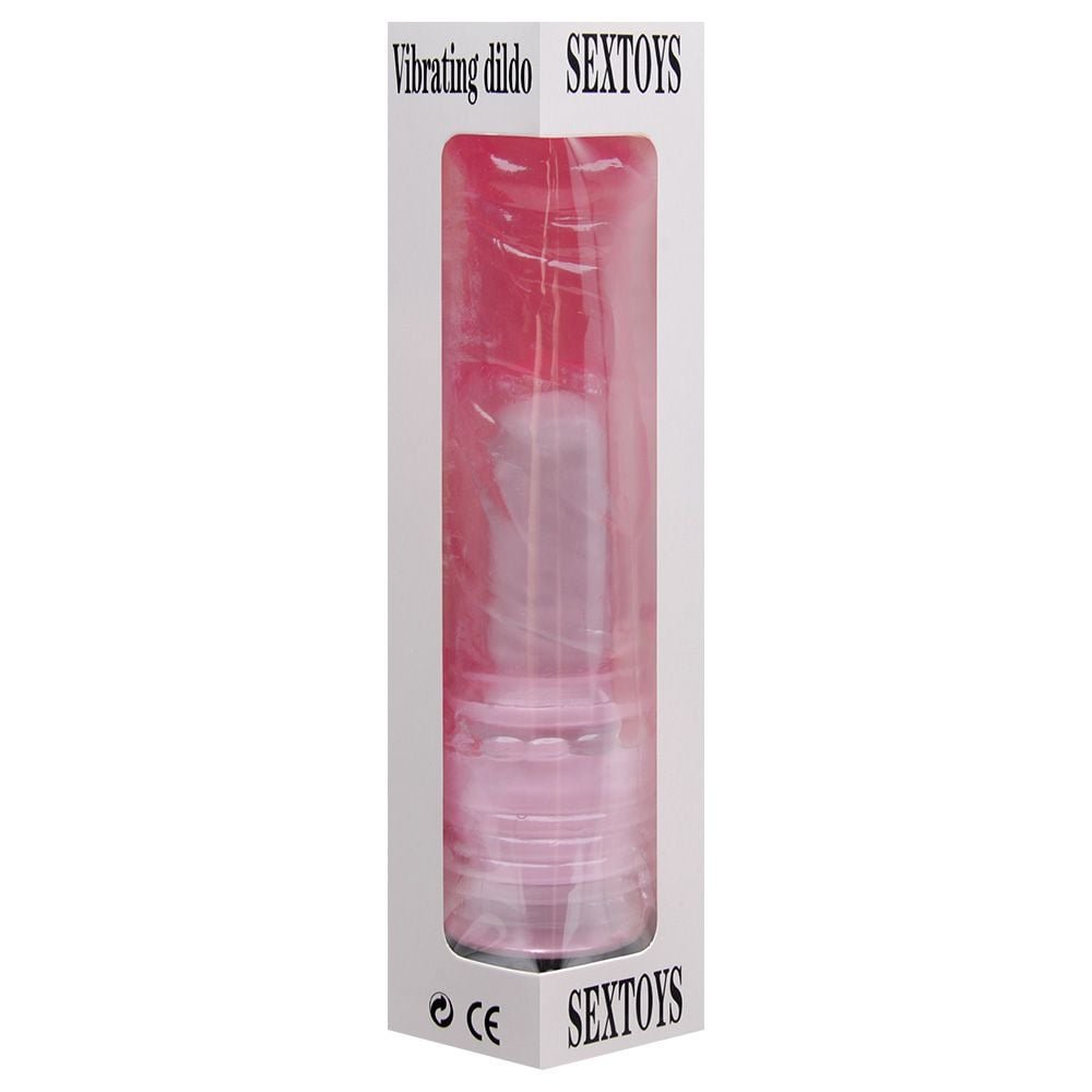 Pênis Realístico Vibrador 20 X 4cm Jelly Sexy Import