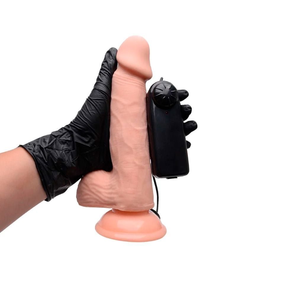 Pênis Realístico Vibrador Ventosa 20,6 X 4,1cm Vipmix