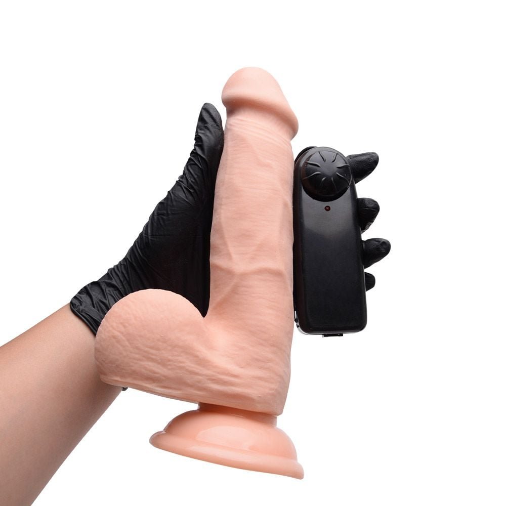 Pênis Realístico Vibrador Ventosa 21,8 X 4,3cm Vipmix
