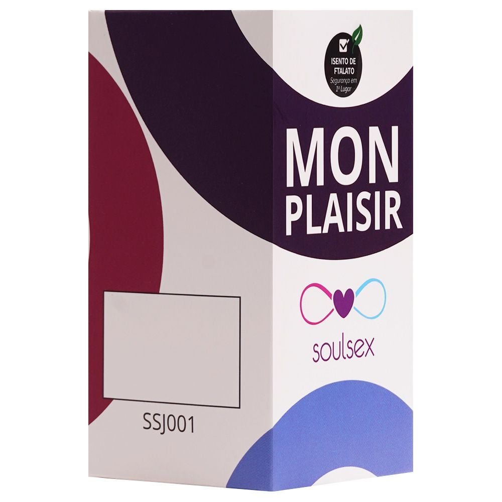 Pênis Silicone Jelly Maciço Ventosa 9 X 1,5cm Soulsex