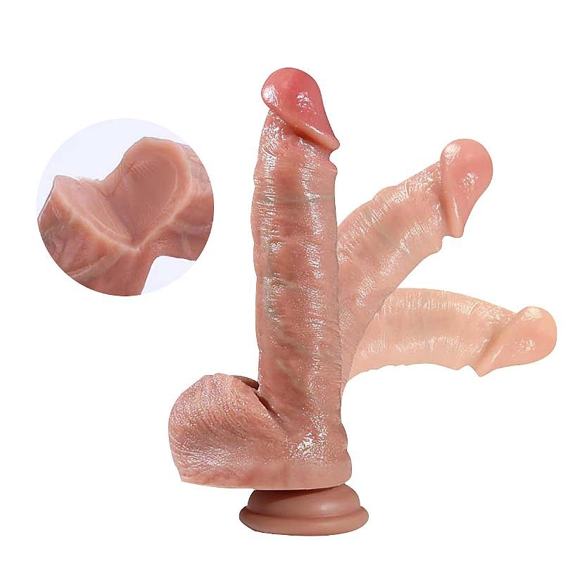 Pênis Super Realístico em Silicone Líquido - 21,0x3,8