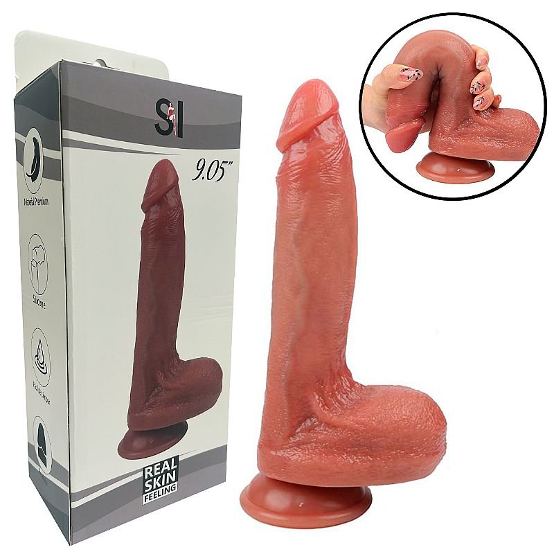 Pênis Super Realístico em Silicone Líquido - 23,0x4,5